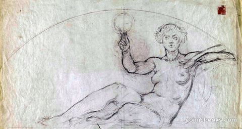 Study for Allegorical Figure