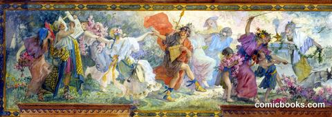 Bacchanale Revel, Pan and Procession