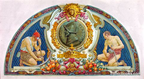 Mining (Study for Lunette, Old Senate Office Building)