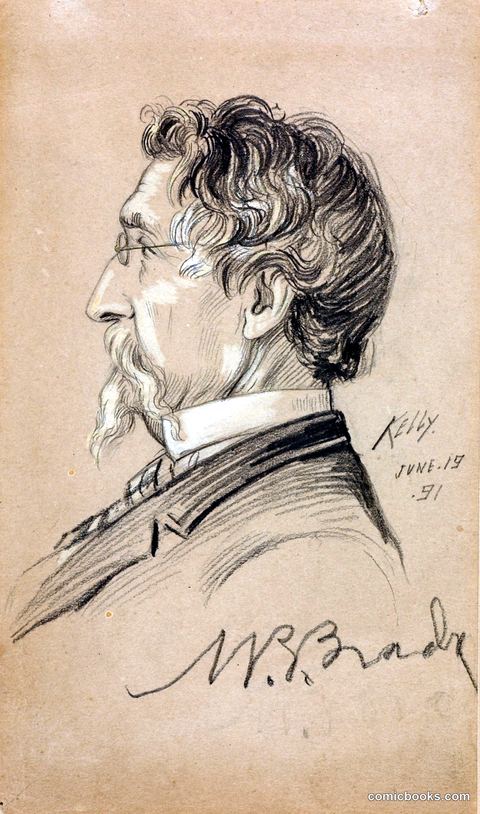 Portrait of Mathew B. Brady