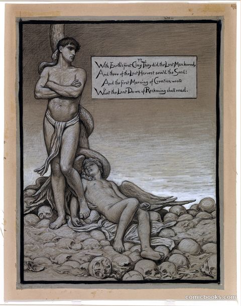 Illustration for Rubáiyát of Omar Khayyám: The Last Man