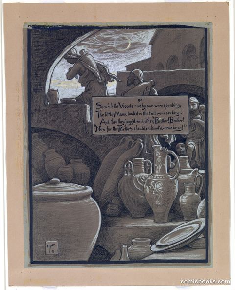 Illustration for Rubáiyát of Omar Khayyám: The End of Ramazan