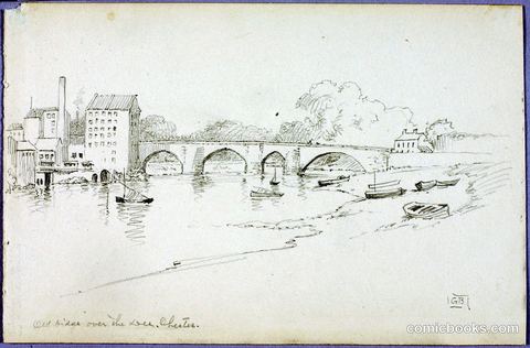 Old Bridge over the Dee, Chester