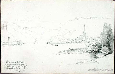 Rhine below St. Goar