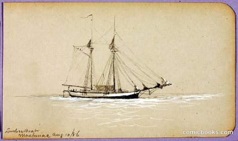 Lumber Boat, Mackinac