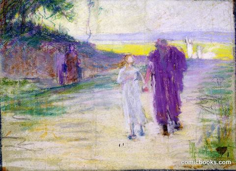 Study for Flight to Egypt