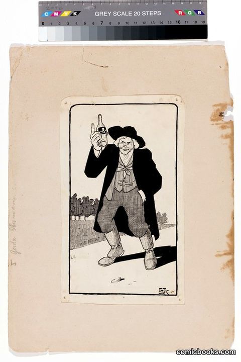 Mees pudeliga (Man with a Bottle)