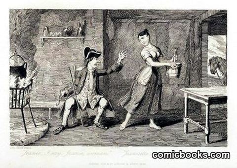 Scene from Scott's The Heart of Midlothian