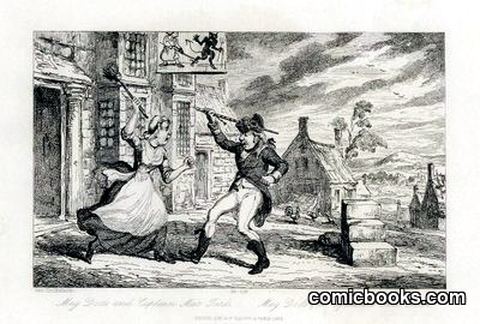 Scene from *Saint Ronan's Well*