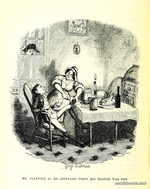 Mr. Claypole as He Appeared When His Master Was Out