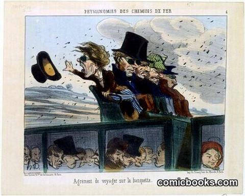 Agrément de voyager sur la banquette (The Pleasure of Traveling on the Top Bench)