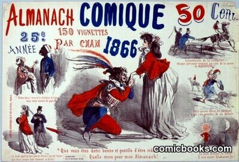 Almanach Comique: 150 Vignettes par Cham, 25e Année