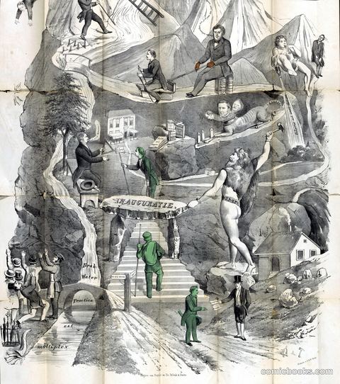 Inauguration [Cave Scene with Academic Figures]