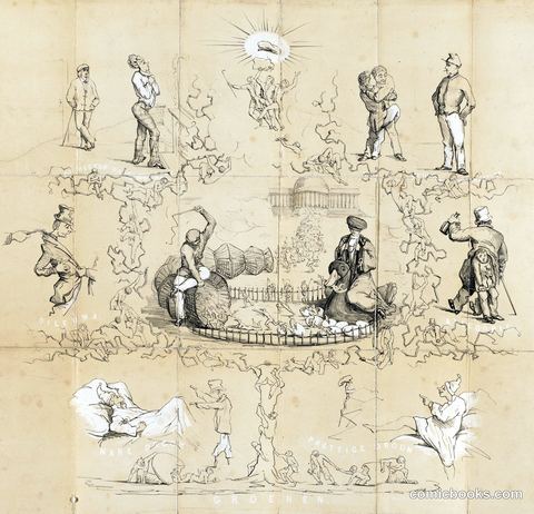 Student Life: A Satirical Print from Amsterdam
