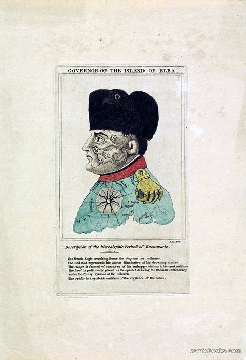Governor of the Island of Elba: A Hieroglyphic Portrait of Bonaparte