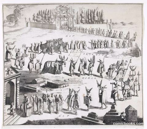 Funeral Procession of Dominee Abraham van de Velde