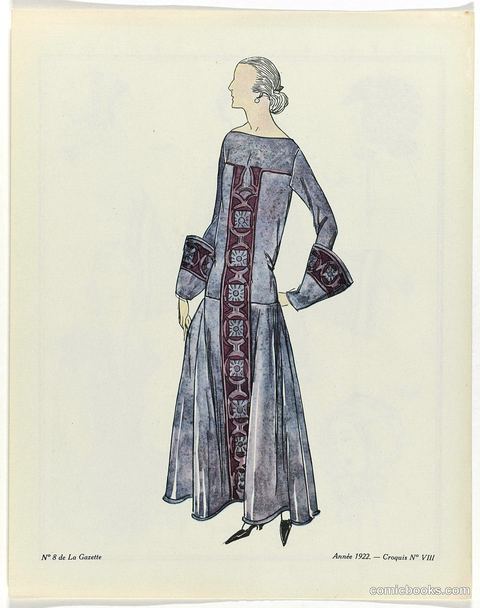 Fashion Illustration from Gazette du Bon Ton