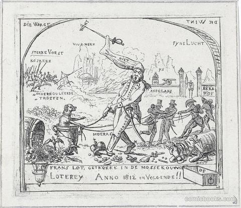 Napoleon Dragging a Dog Through the Marsh