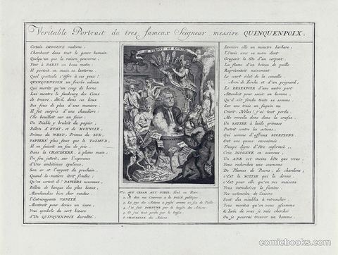 Veritable Portrait du très fameux Seigneur mestre QUINQUEMPOIX