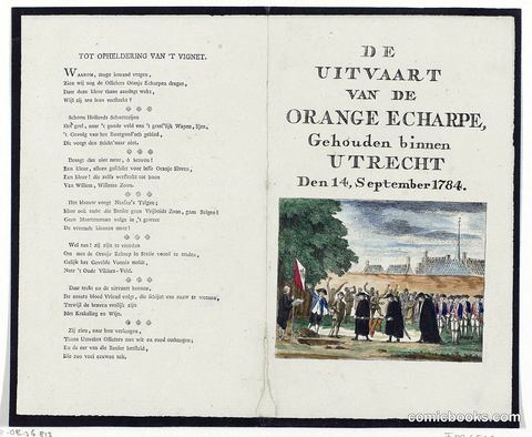 The Funeral Procession of the Orange Sash at Utrecht
