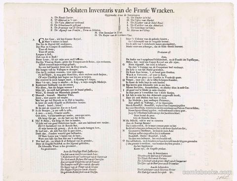 Defolaten Inventaris van de Franße Wracken (Inventory of the French Wreckage)