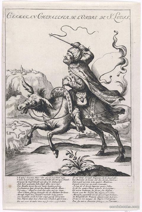 Turkse ruiter op een ezel (Turkish Rider on a Donkey)
