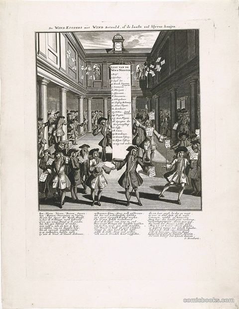 The Wind-Traders with Wind Herald at the Amsterdam Stock Exchange