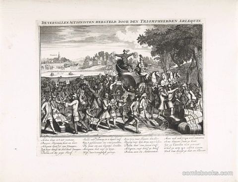 De vervallen Actionist hersteld door den Triompheerden Harlequin