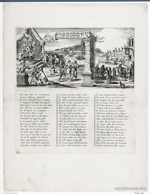 De Tolpoort te Vianen voor de Actionisten (The Toll Gate at Vianen Before the Actionists)