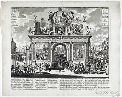 Erepoort bij het graf van de Actionisten (Triumphal Arch at the Grave of the Actionists)