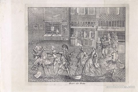 Print Satire on the Popularity of Prints and Poems about the Austrian Succession War