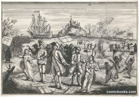 Allegory of the Landing of the Young Pretender in Scotland