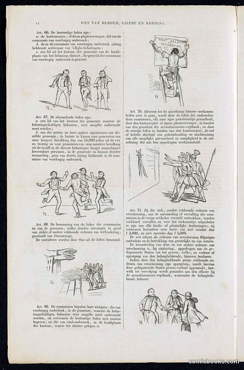 Satire on the 1844 Voluntary 3% Loan Campaign