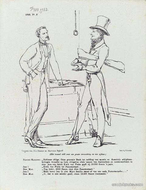 Satirical Print on Noble Names in New Bank Prospectuses