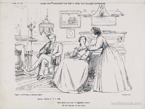 Illustration of a Domestic Scene from Klaasje Zevenster