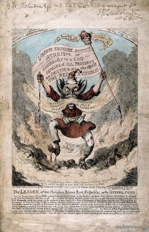 The Leader of the Parisian Blood Red Republic, or the Infernal Fiend