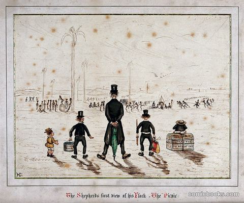 The Shepherd's First View of the Flock: The Picnic
