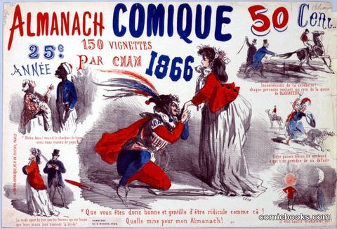 Almanach Comique, 25e Année — 150 Vignettes par Cham