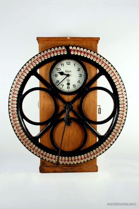 Industrial Time Clock (Stechuhr), Württembergische Uhrenfabrik Bürk