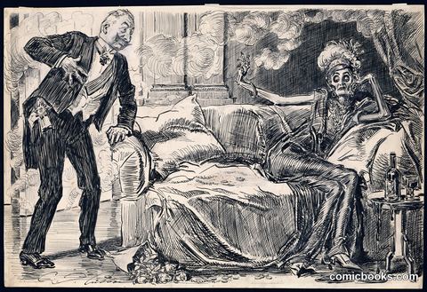 "And the fool, he called her his lady fair" / C.D. Gibson (1917)