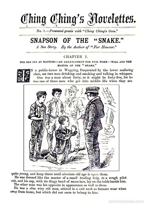 Ching Ching's Novelettes No. 1: Snapson of the 'Snake'