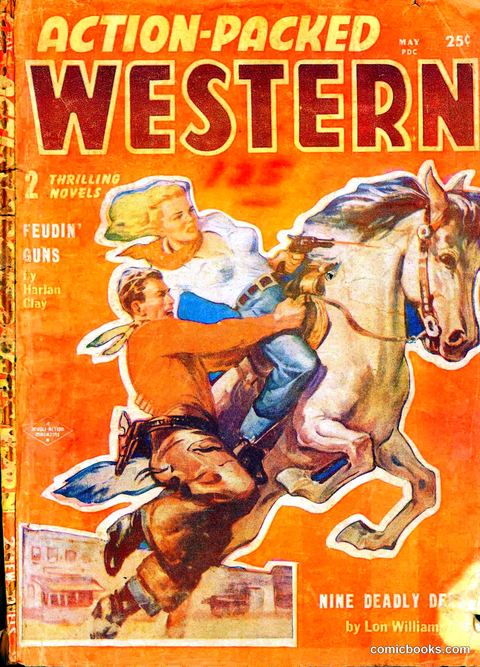 Action-Packed Western, May 1958
