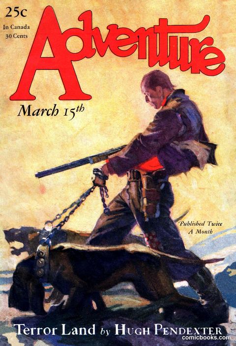 Adventure Magazine, March 15, 1928