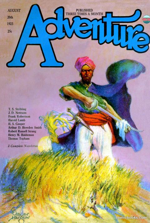Adventure Magazine, August 20, 1923