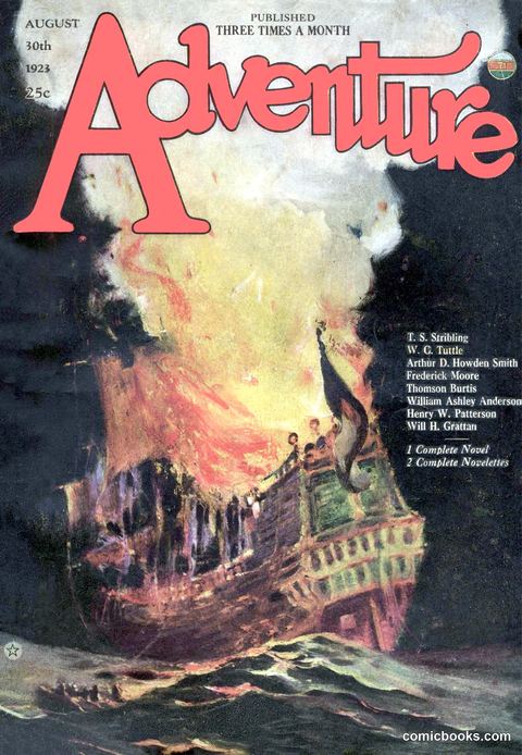 Adventure Magazine, August 30, 1923
