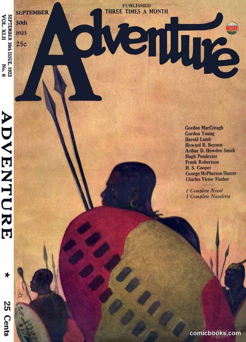 Adventure Magazine, September 30, 1923
