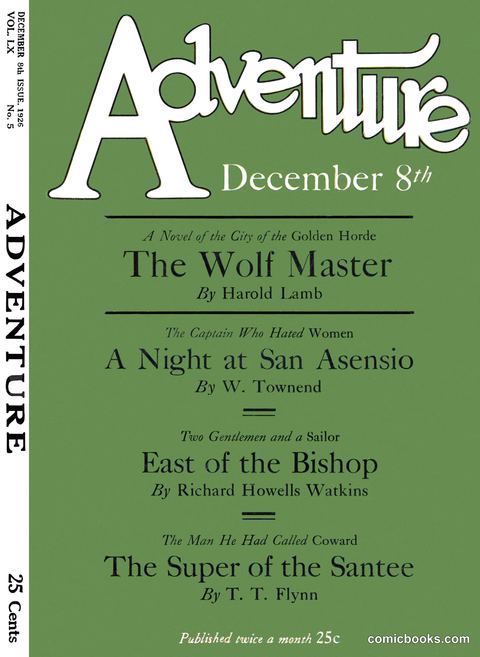 Adventure Magazine Cover