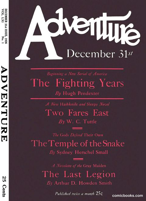 Adventure Magazine Cover