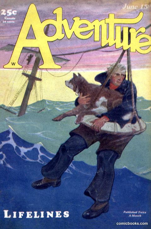 Adventure Magazine Cover, June 15, 1928