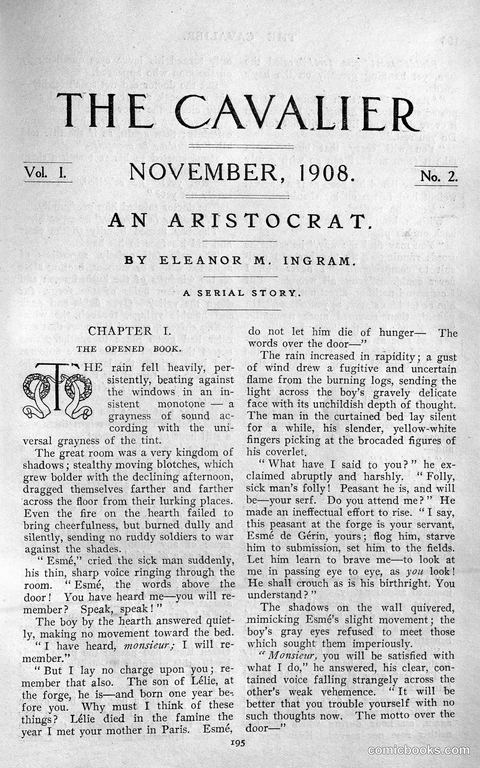 The Cavalier, Vol. 1, No. 2